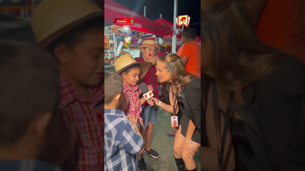 A criançada também se diverte no São João de Patos