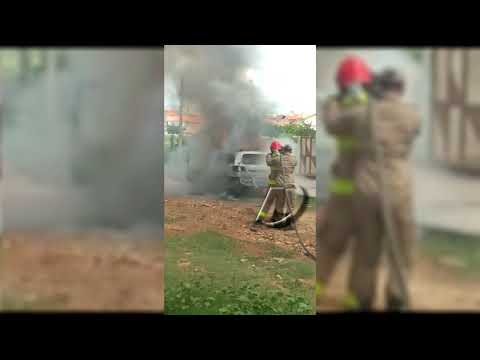 FOGO DESTRÓI CARRO NESTE SÁBADO