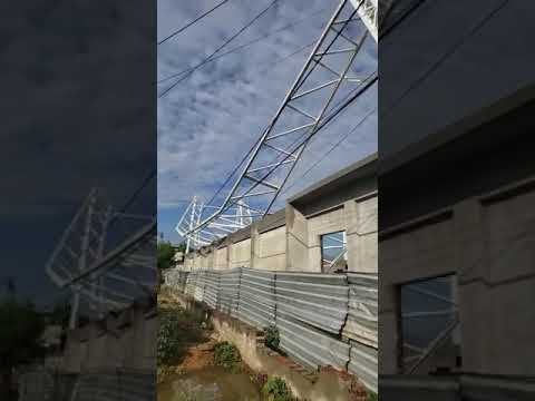 Internauta afirma que o vento não foi o responsável pela queda de estrutura de quadra em Patos