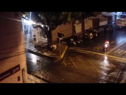 Chuva na noite desta quinta (25) no Centro de Patos pb