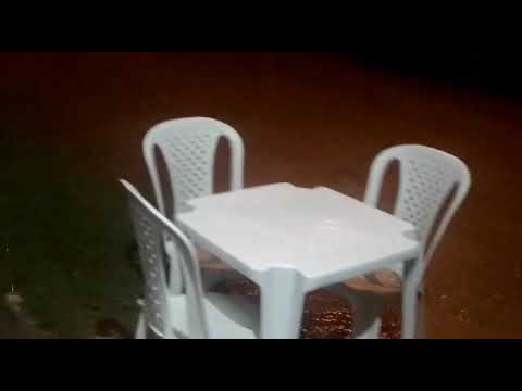 Equipe Patosonline flagra queda de raio em Patos. VEJA