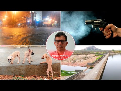 Chuva forte na passagem do ano, alagamentos e assassinato na região de Patos - Resumo da Semana