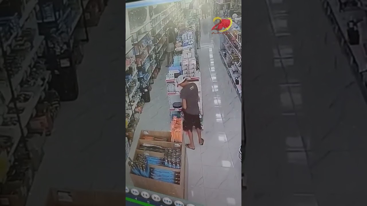 Homem é flagrado furtando produtos de loja no Centro de Patos na tarde desta terça (18)
