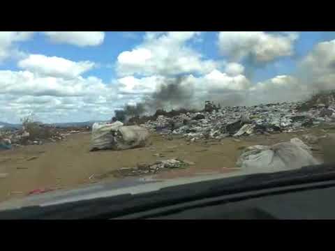 Princípio de Incêndio no Lixão de Patos