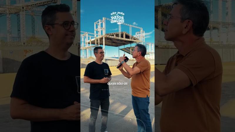 São João de Patos 2026 entra na reta final de preparação e estrutura já supera 65% de montagem