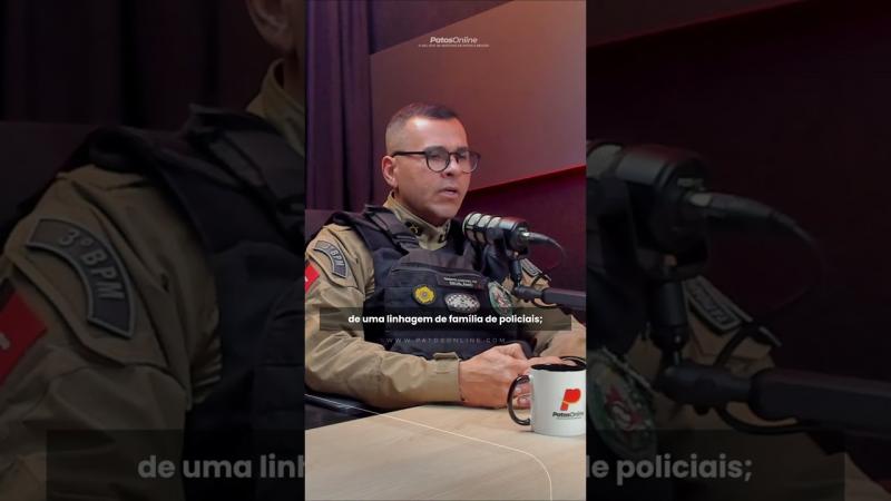 Comandante do 3º BPM relembra inspiração na infância para ingressar na Polícia Militar