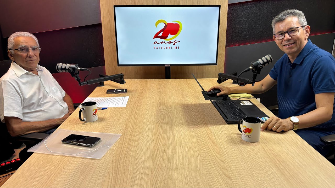 #PODCAST: Assista à entrevista com Bonifácio Rocha, renomado contador da cidade de Patos