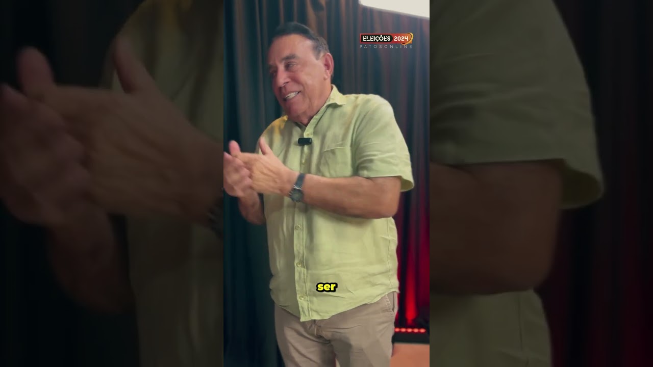 Confira os bastidores da entrevista com Arimateia Camboim, candidato a prefeito de Santa Terezinha