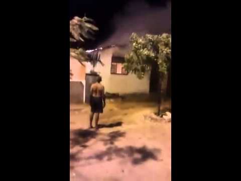 Incêndio destrói residência em Malta