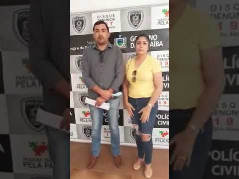 Prefeita de Santa Terezinha-PB registra BO na Polícia e se diz vítima ataques nas redes sociais