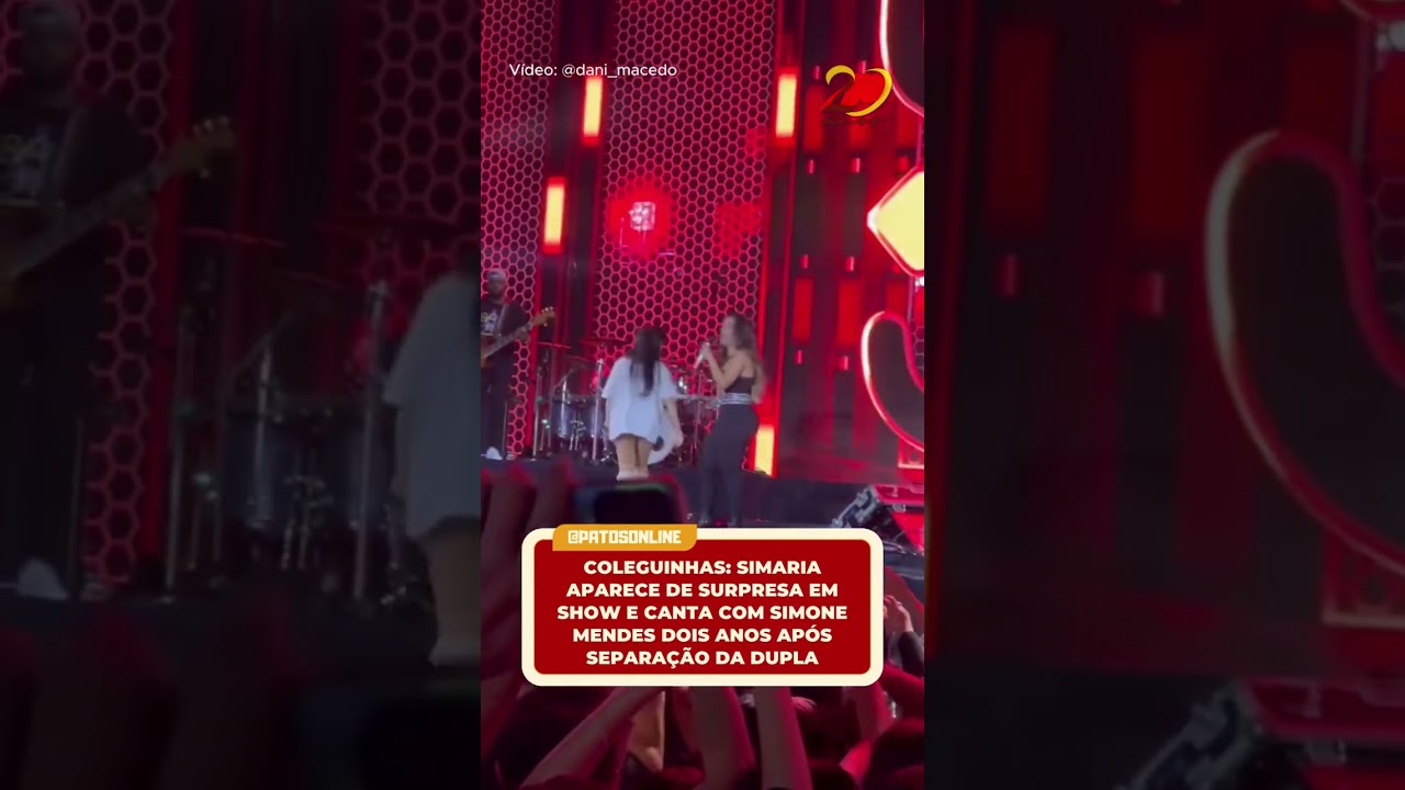 Simaria aparece de surpresa em show e canta com Simone Mendes dois anos  após separação