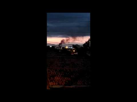 Internautas enviam imagens do fogo no Lixão de Patos. Veja